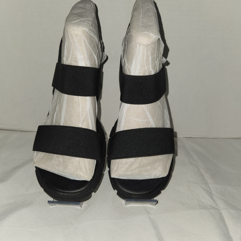 Madden Girl Black Strappy Heels